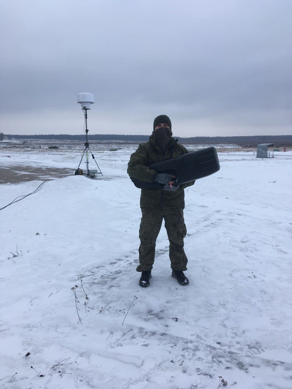 Испытания антидронового ружья ПП и РЛС на полигоне ЭЛИАРС